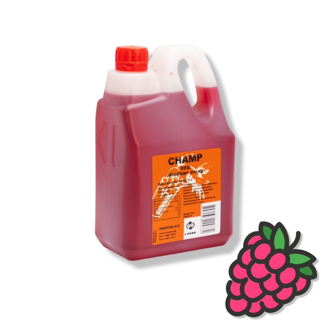 Champ hindbær slushice