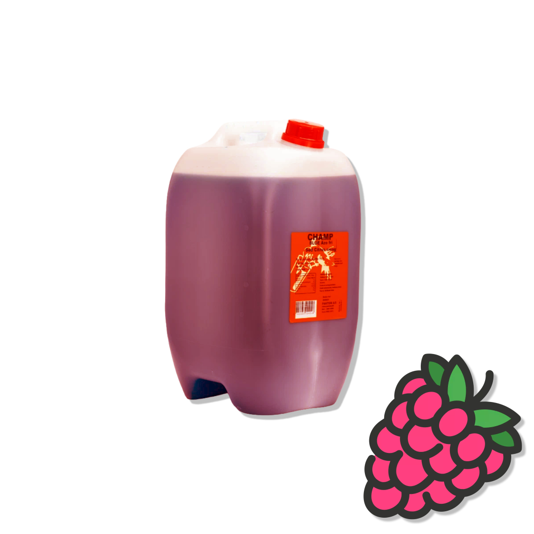 Champ Hindbær 10 liters slushice
