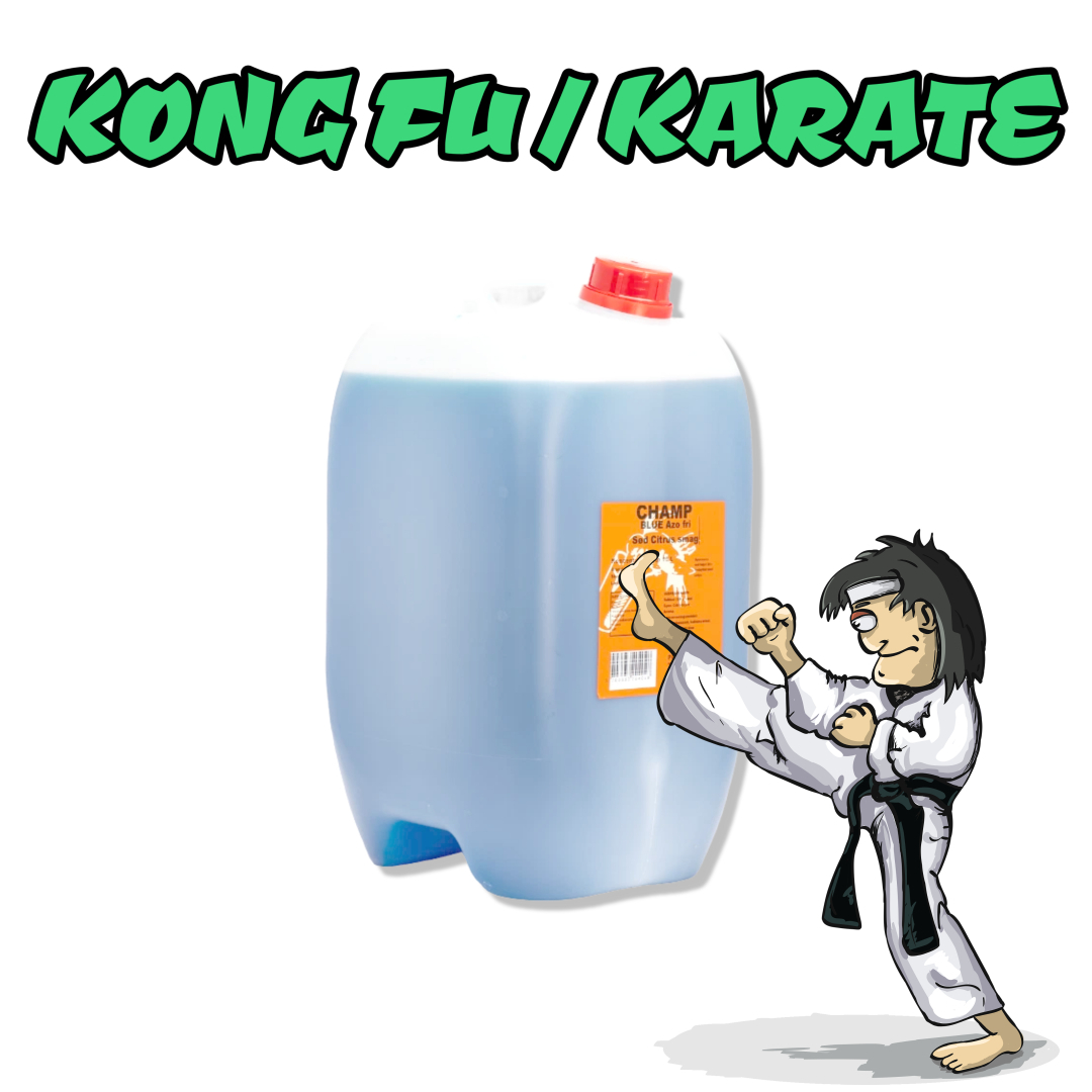 Kong fu - karate slushice 10 liter fra Funfoods.dk
