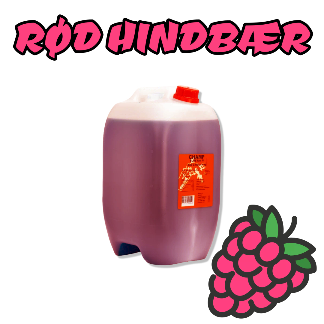 Rød Hindbær 10 liters