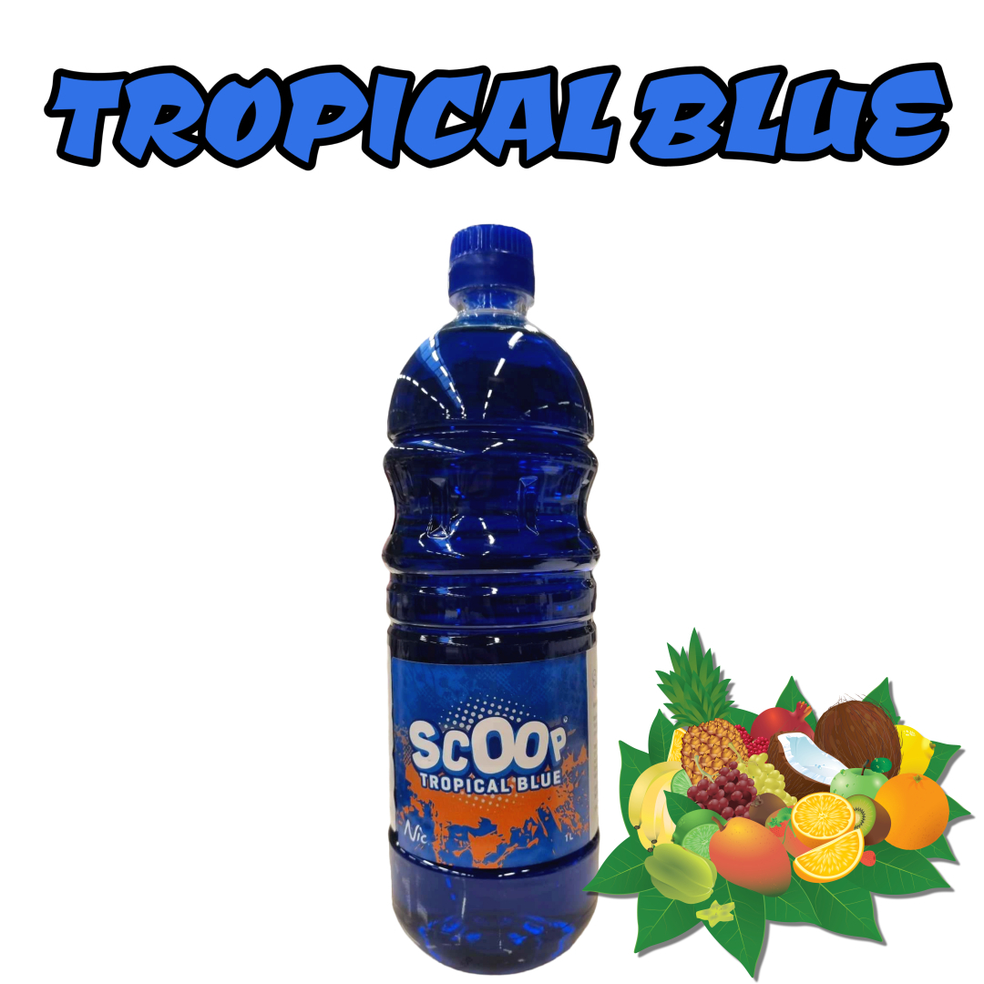 Scoop Tropical blue slushice 1 liters fra Funfoods.dk