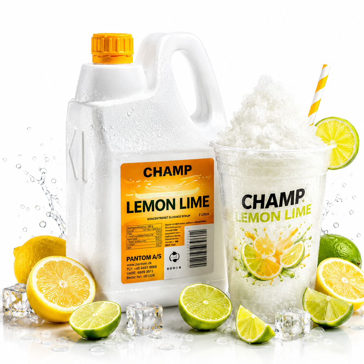 Champ Lemon lime slushice 2 liter