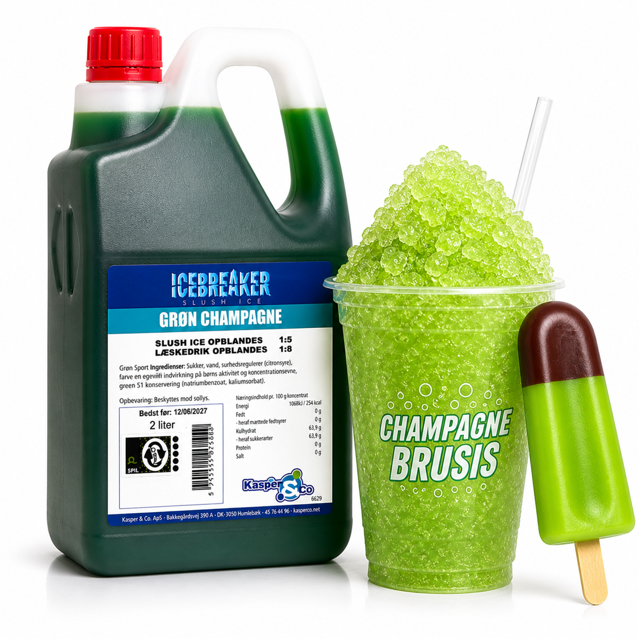 Icebreaker Champagnebrus is slushice 2 liter