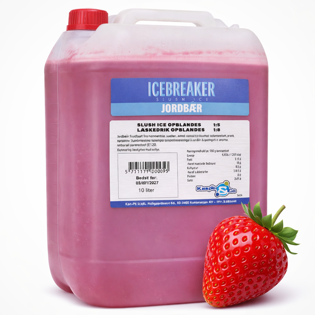 Icebreaker Jordbær Slushice 10 liters