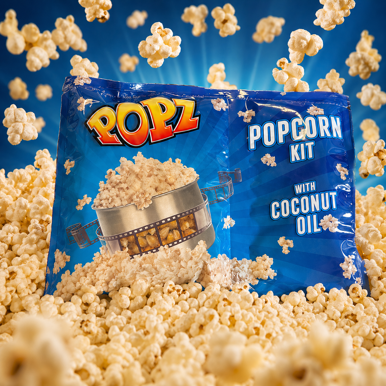 Popz portionspopcorn alt i en